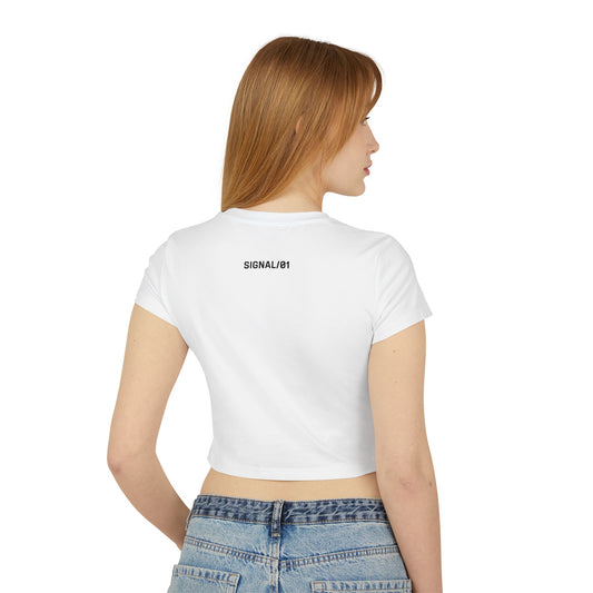 Women's ULTRAFREQ Baby Tee - Trendy Cropped T-Shirt for Everyday Style
