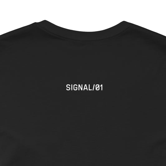 SIGNAL/01 Glitch Logo Tee – Distort the Norm